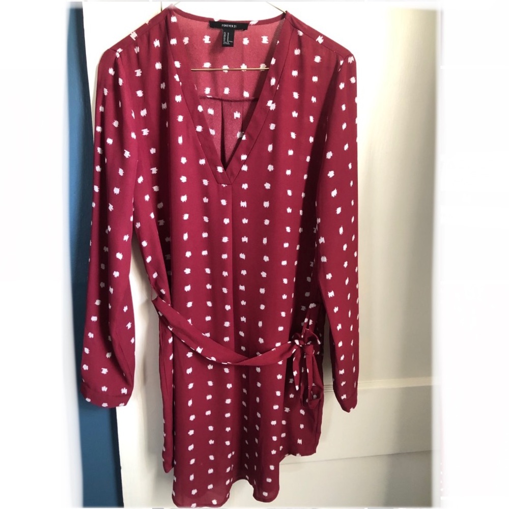 Red & White Polka Dot Dress